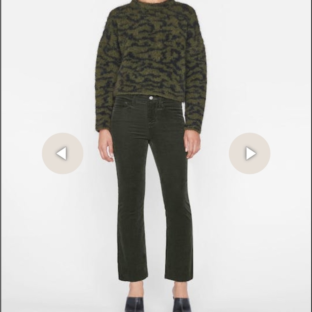 Frame mini boot crop surplus corduroy size 26